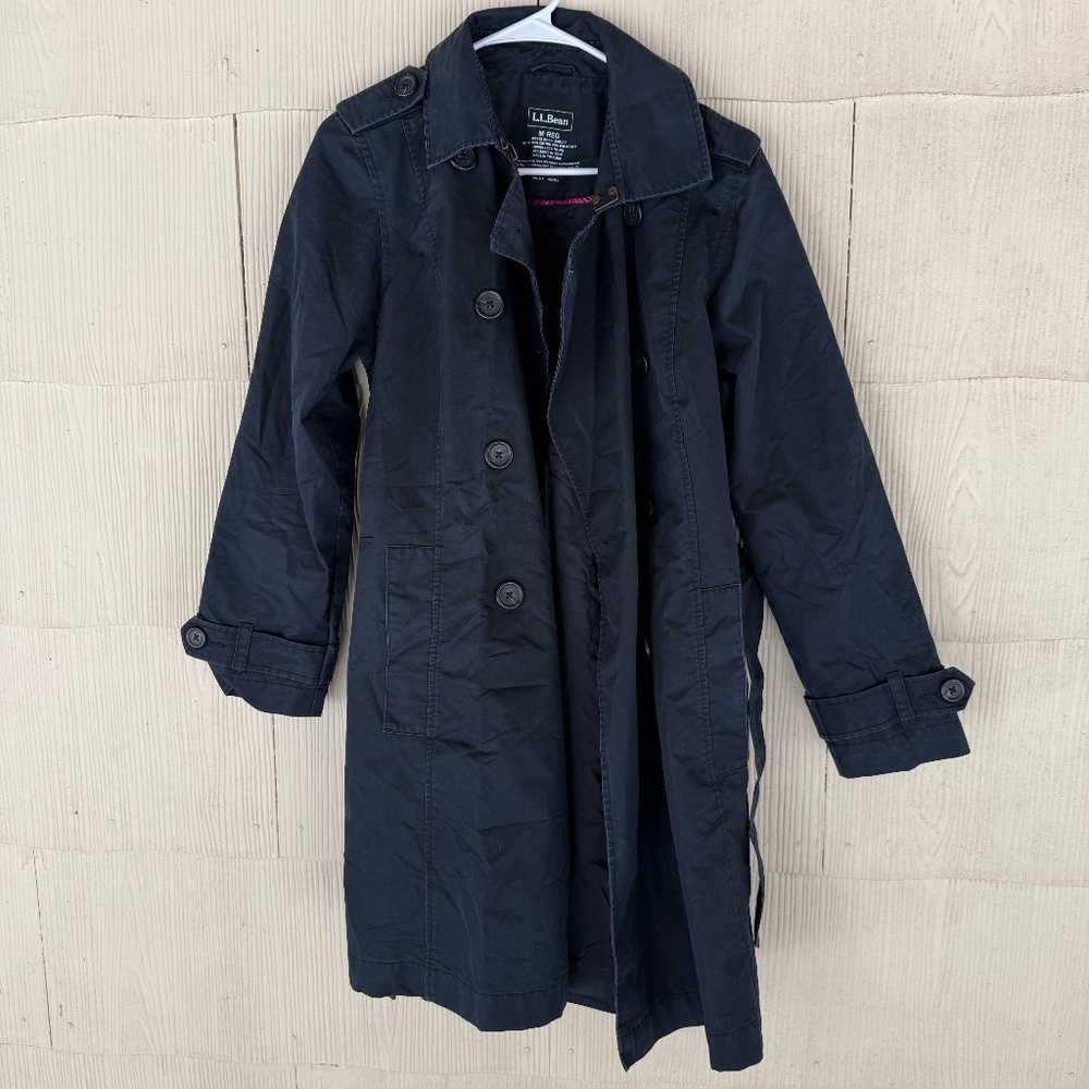 L.L. Bean Double-Breasted Trench Coat